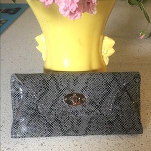 Gray / Silver Clutch
